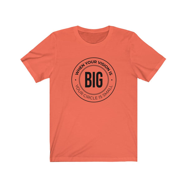 When Your Vision is Big Jersey Short Sleeve V-Neck Tee